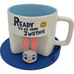 Miniso Disney Zootropolis Lisanslı Judy Polis Memuru Serisi Seramik Kupa - Renkli