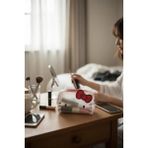 Miniso Hello Kitty Lisanslı File Kare Makyaj Çantası
