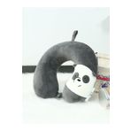 Miniso (Koyu Gri) 30 cm We Bare Bears Boyun Yastığı