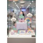 Miniso Küçük Ayı Serisi Üç Bölmeli Kadın Cüzdanı (Mor) - Renkli