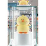 Miniso Lisanslı BIBI Civciv Çantalı Peluş Oyuncak ve Yastık – Yumuşak Konforlu Uyku Arkadaşı 23 Cm