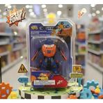 Miniso Metal Robota Dönüşen Yarış Arabası (Turuncu / Sarı)