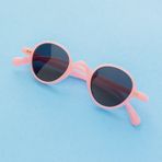 Miniso Retro Yuvarlak Çerçeve Pembe Güneş Gözlüğü