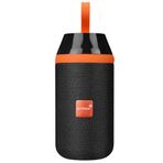 Miniso Usb Aux TF Card 3.7 V 1200 MAH Siyah Taşınabilir Bluetooth Hoparlör