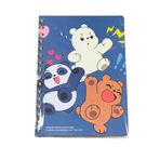 Miniso We Baby Bears Lisanslı A5 Telli Defter (64 Yaprak)