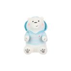 Miniso We Bare Bears Kapüşonlu Ice-Bear Peluş Oyuncak