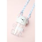 Miniso We Bare Bears Lisanslı Figür Plastik Suluk (600ML) - Kutup Ayısı