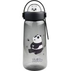 Miniso We Bare Bears Lisanslı Figürlü Plastik Şişe (600ML) - Panda
