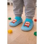 Minissa Baby Kids Çarık Çorap Kaydırmaz Tabanlı - Bebek Çocuk Patik-Deri Taban - 20 - 21 - Mavi - Açık Mavi