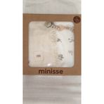 Minisse My Baby Kumsal 80X90 cm 1 Adet Penye 1 Adet Muslin Battaniye 1 Adet Emzik Askısı 3lü Set Kutulu 4924 - Açık Krem - 80 x 90 cm