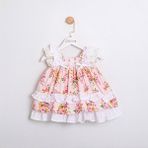 ministok Flower Dream Kız Bebek Elbise - 6 - 9 Ay - Pembe