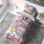 ministok Labubu Çocuk Yatak Nevresim Takımı - Toz Pembe - Standart