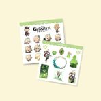 Minithingsart Genshin - Kaveh 2'li Sticker Seti - Yeşil