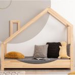 MiniWood Ahşap Montessori Yatak Bebek Karyola Çocuk Odası - 90 x 190 cm