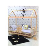 MiniWood Markaawm Doğal Çam Montessori Karyola Çocuk Ve Bebek Yatağı