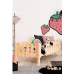 MiniWood Markaawm Montessori Yatak Çocuk Ve Bebek Karyola Doğal Çam Violet