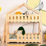 MiniWood Markaawm Palazzo Montessori Yatak Çatılı Ranza Çocuk Karyola Çam