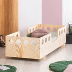 MiniWood Montessori Yatak Ahşap Karyola Çocuk Yatağı - 90 x 190 cm