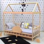 MiniWood Montessori Yatak Bulut Karyola 90X190 Ahşap Yatak - 60 x 120 cm