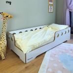 MiniWood Montessori Yatak Çocuk ve Bebek Karyolası - 80 x 180 cm - Beyaz