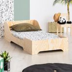 MiniWood Montessori Yatak Çocuk Yatak Ahşap Karyola Beşik Duo - 90 x 190 cm