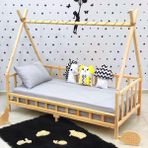 MiniWood Montessori Yatak Doğal Ahşap Çocuk Yatak Nirvana - 60 x 120 cm