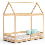 MiniWood Montessori Yatak Funda - Ahşap - 80 x 180 cm
