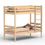 MiniWood Wooden Çocuk Ve Genç Odası Ranza 90x190 Çam