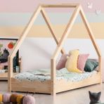 MiniWood Yakut Montessori Yatak Çocuk Yatak Bebek Karyola - 90 x 190 cm - Ahşap