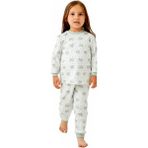 Miniworld Kız Çocuk Sıfır Yaka Pijama Takım MNW-17522 - Mint - 5 Yaş