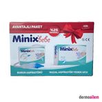 Minixbebe Nazal İkilli Avantajlı Paket 2 Adet Burun Aspiratörü