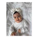 Minizade Bebek Çift Kat Fiyonklu Kalpli Bebek Bone