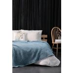 Mink All Season Tomurcuk Cift Kisilik Battaniye - Indigo