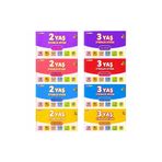 minkino 2-3 Yaş Eğitici Etkinlik Seti - 8 Kitap Bir Arada