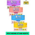 Minkino 4 Yaş Etkinlik Seti 4 Kitap Bir Arada 1001 Gece Masalları 0-6 Yaş Eğlenceli Zeka Geliştirme