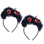 minkissy 2 Halloween göz boncuk saç bandı gözbebekleri parti süsü kostüm saç çember kafa bandı elbiseler cadılar bayramı bandı parti sahne Giyim süslemeler saç aksesuarları başlık ağ