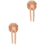 minkissy 2Adet Saç İpek Kıvırcık Bone Örtüsü Esnek Uyku Kalın Gece Banyosu Elastik Kaybı Olan Pratik Rahat Çift Şapkaları Gece Şapkası Polyester Duş Bezi Için Yumuşak Geniş Türban Sararlar