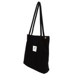 minkissy kadife omuzdan askili çanta kadın kanvas tote çanta kadın çantası kadınlar için çanta küçük bez çantalar tuval alışveriş çantası sırt çantası kanvas çanta tuval tote çanta Siyah