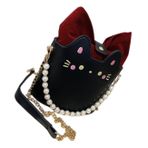 minkissy Küçük Kız Çantası Yürümeye Başlayan Anne Tote Çantaları Kadınlar İçin Bebek Merhaba Öğle Yemeği Çantası Sevimli Kedi Askılı Karikatür Trend Parti Omuz Çantası Tüylü