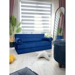 Minness Katlanır Koltuk & Katlanır Yatak-Baby Face Kumaş 120*200 &oturum Yüksekliği 29CM - Lacivert