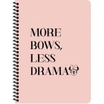 Minnie Mouse 16.5X22.5 Kareli Defter - More Bows, Less Drama (80 Yaprak) - Renkli