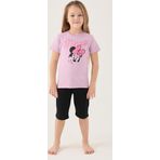 Minnie Mouse D4805-2 Mor Kız Çocuk T-Shirt
