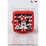 Minnie Mouse Dekomus Ile Yeni Sezon Lisanslı Mınnıe Mouse 2 Katlı Beslenme Kutusu / Lunch Box - 1 - Kırmızı