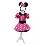 Minnie Mouse Elbise Pembe