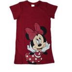 Minnie Mouse Kız Çocuk Elbise - 3 Yaş - 12R-Bordo