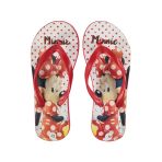 Minnie Mouse Kız Çocuk Terlik 30-35 Numara Kırmızı