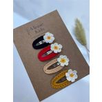 Minniekids Kız Çocuk Bebek 4 Lü Örgü Çıtçıt Toka Seti