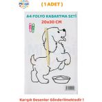 Minopi 1 Paket Alüminyum Folyo Kabartma Seti 20X30 cm Karışık Desenler Aliminyum Folyo Seti Kabartma