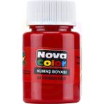 Minopi Nova Color Kumaş Boyası Kırmızı 30 ml Şişe