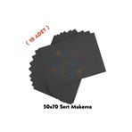 Minopi Siyah Renkli Mukavva 18 Adet 50x70 cm Sert Karton Mukavva